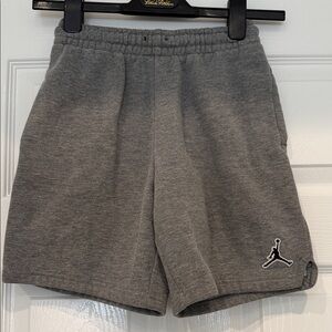 Jordan Kids Charcoal Gray Sweatshirt Shorts